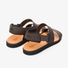 Camper Spray Mens Sandals US-09723 Brown / Black Discount USA